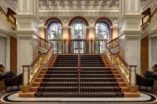 Lotte New York Palace Majestic Staircase